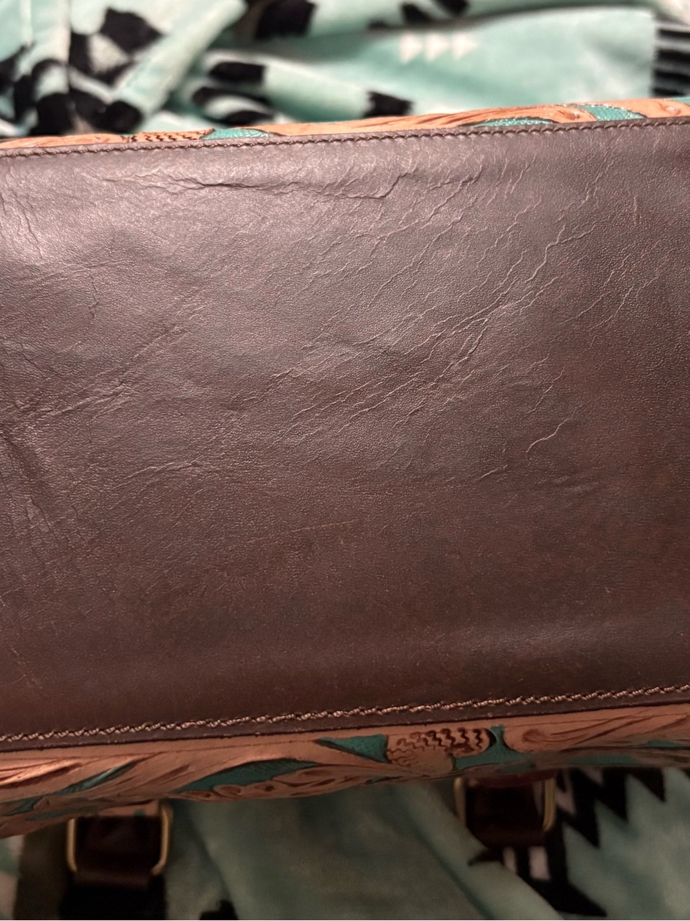 Western Floral Hand Tooled Medium Speedy - Picture 12 of 12